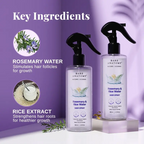 Nature x Science Rosemary Water and Rice Water |100% Natural Extract | Soft & Smooth Hair Non-Greasy & Fast Absorbing | 200 ml