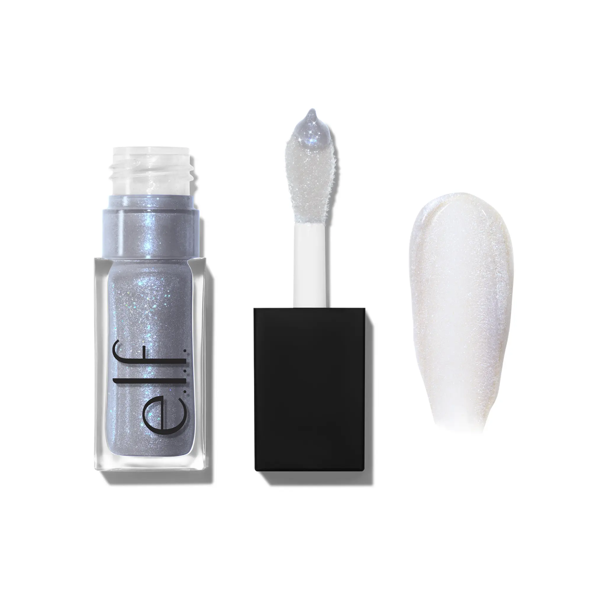 e.l.f. Glow Reviver Lip Oil Glimmer, Hydrating Lip Oil with Glitter Finish 7.6mL