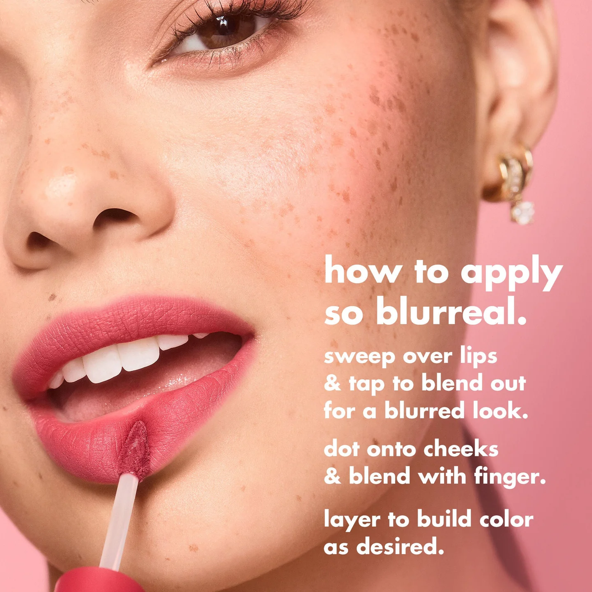 e.l.f. So Blurreal Lip & Cheek Whip - Lip & Cheek Color for Makeup Application