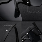 Photochromic Polarized Safety glasses,Sunglasses for Men & Women Oversized Vintage UV400 Y2K Aviator Eyewear Ideal for Fishing, Golf, Cycling, Driving, and Sports